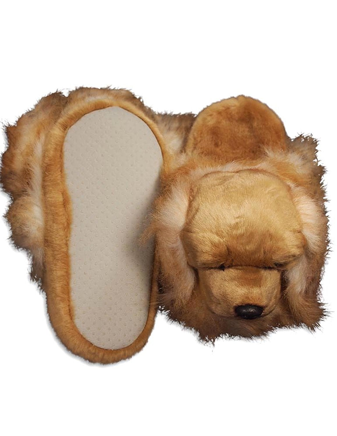 Dambino - Girls Fun Animal Head Slippers-4
