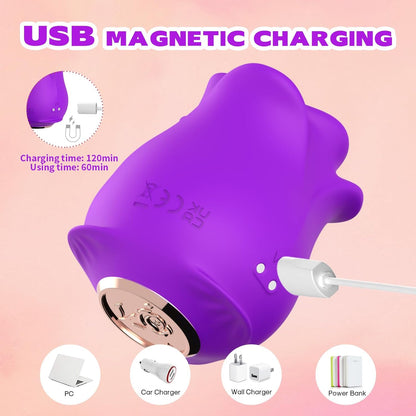 HavenLoom Rose Tongue Licking Vibrator-4