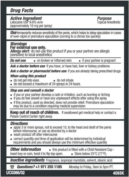 Delay Spray - Genital Desensitizer Spray-1