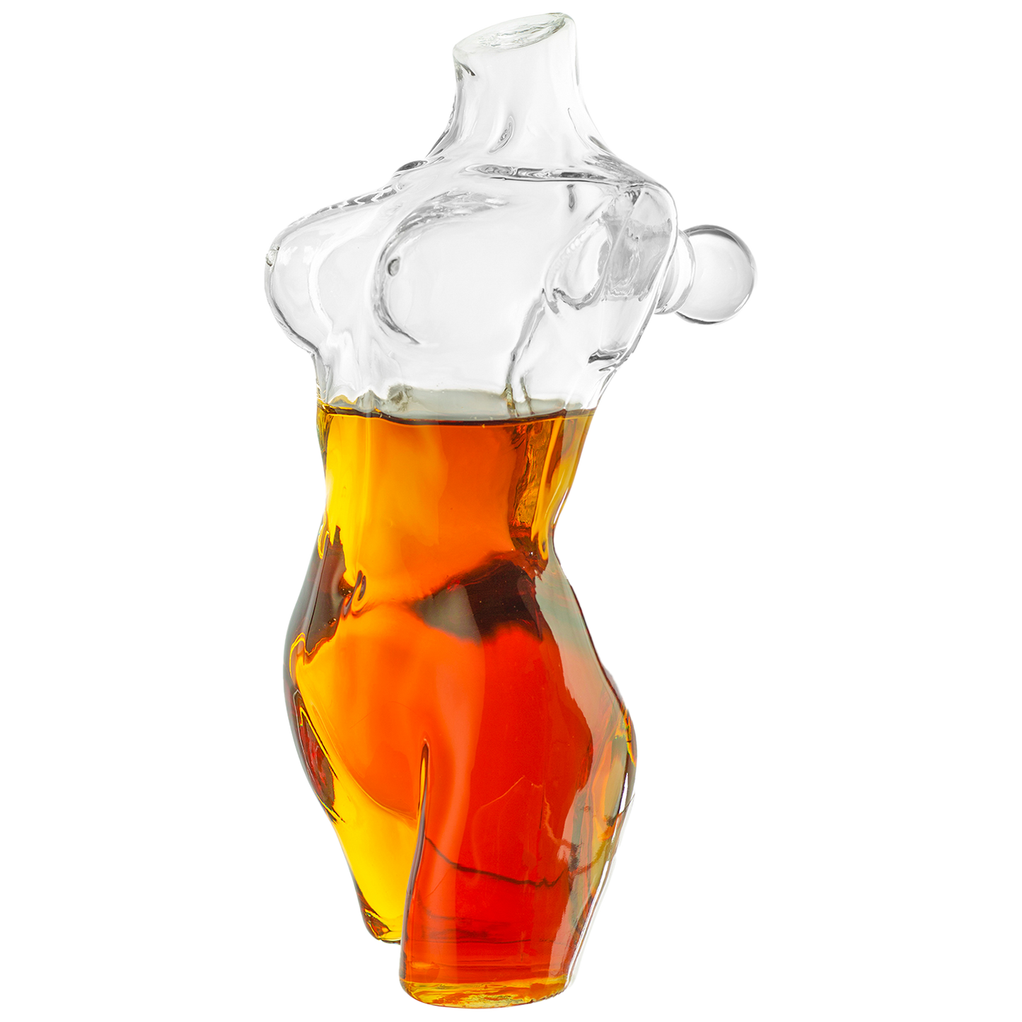Lady Body Sculpture Whiskey & Wine Decanter Elegant Glass Female Bust Perfect for Home Decoration 750ml by The Wine Savant-1