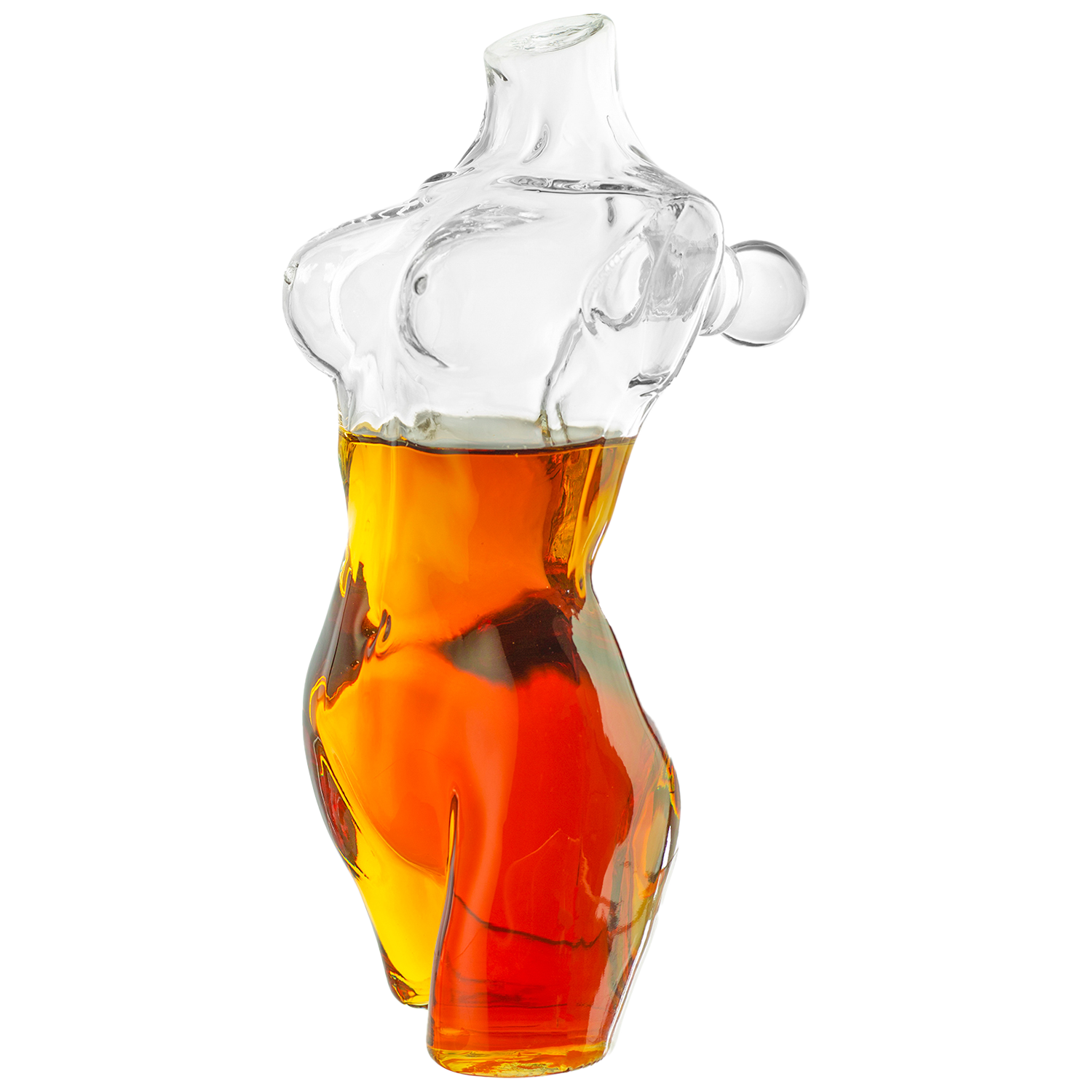 Lady Body Sculpture Whiskey & Wine Decanter Elegant Glass Female Bust Perfect for Home Decoration 750ml by The Wine Savant-1