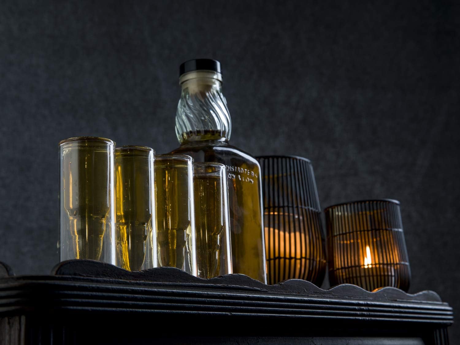 50 Caliber Shot Glasses Set - Set of 4 - Each holds 2 Ounces - Tactical Bullet Casings Shot Glasses by The Wine Savant-2