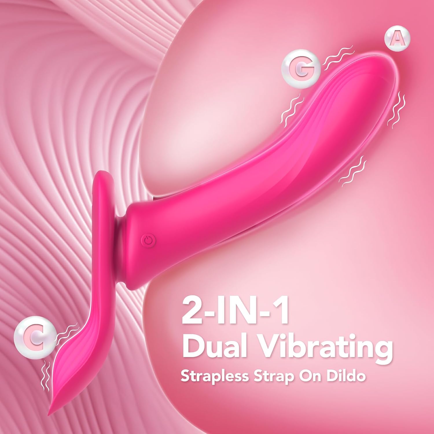 CraveGrip Strap-On Vibrating Dildo-1