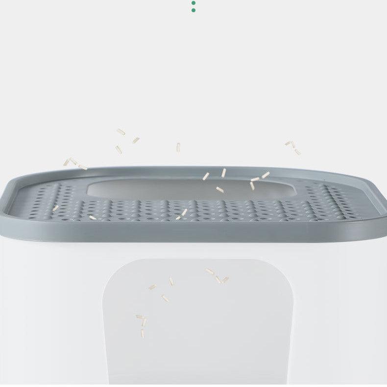 Splashguard Cat Litter Basin - Stylish And Practical Closed Design-3