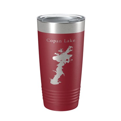 Copan Lake Map Tumbler Travel Mug Insulated Laser Engraved Coffee Cup Oklahoma 20 oz-18