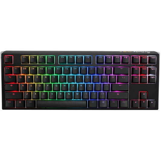 Billentyűzet Ducky ONE 3 TKL MX Blue RGB Premium ABS Magyar (HU) Fekete (DKON2187ST-CHUALCLAWSC1)-0
