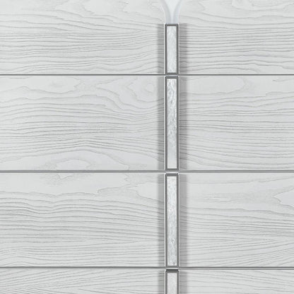 38" Gray And White Wood Five Drawer Dresser-6