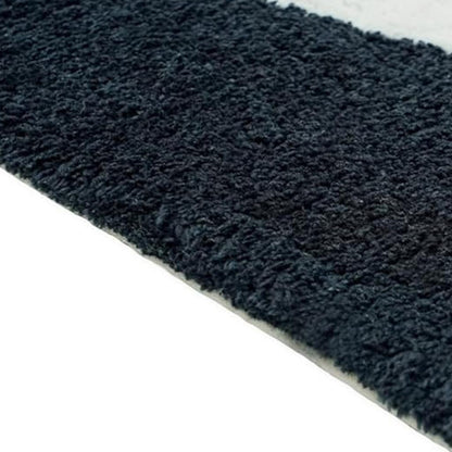 32" White Black And Pink Cotton Cow Youthful Bath Rug-2