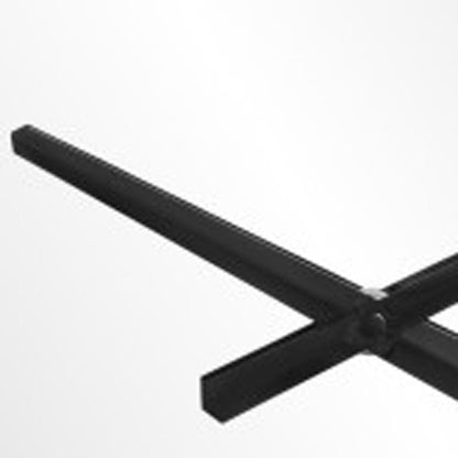 27" Silver Mirrored Glass Silent Analog Sunburst Wall Clock-3