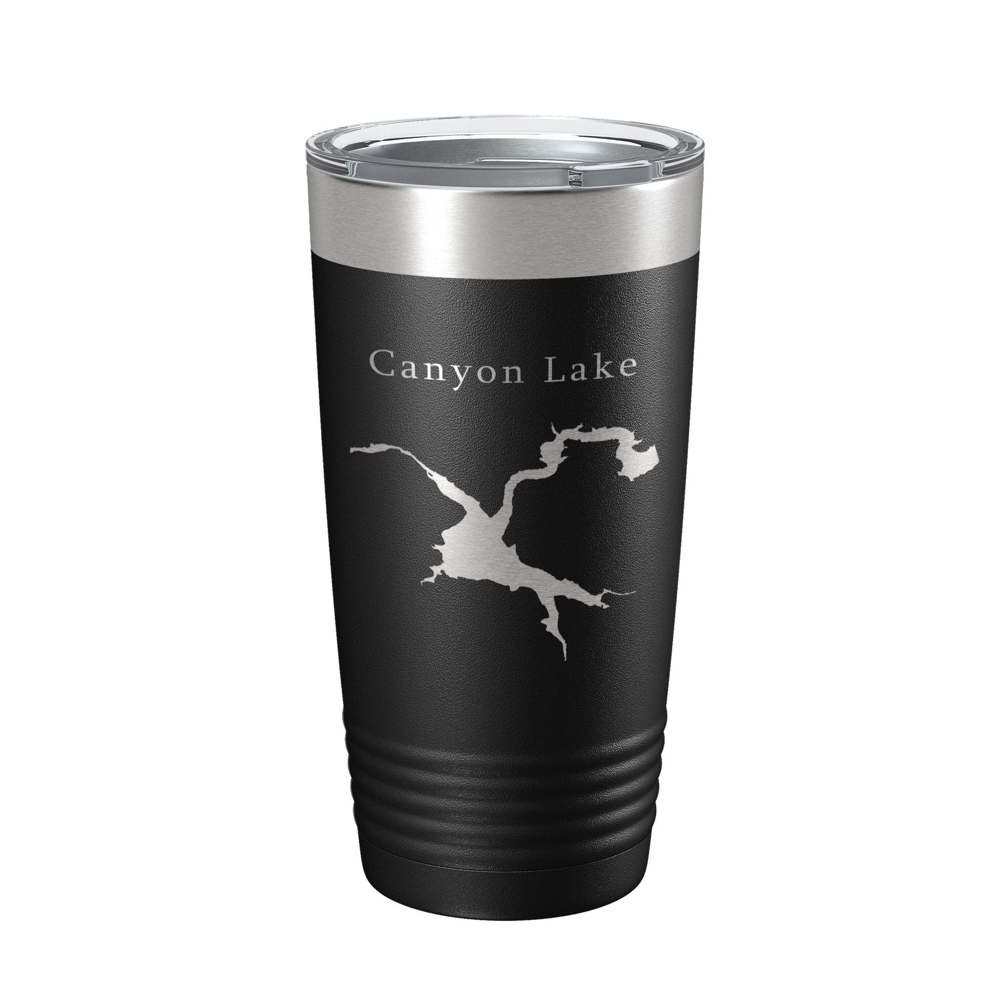 Canyon Lake Map Tumbler Travel Mug Insulated Laser Engraved Coffee Cup Arizona 20 oz-0