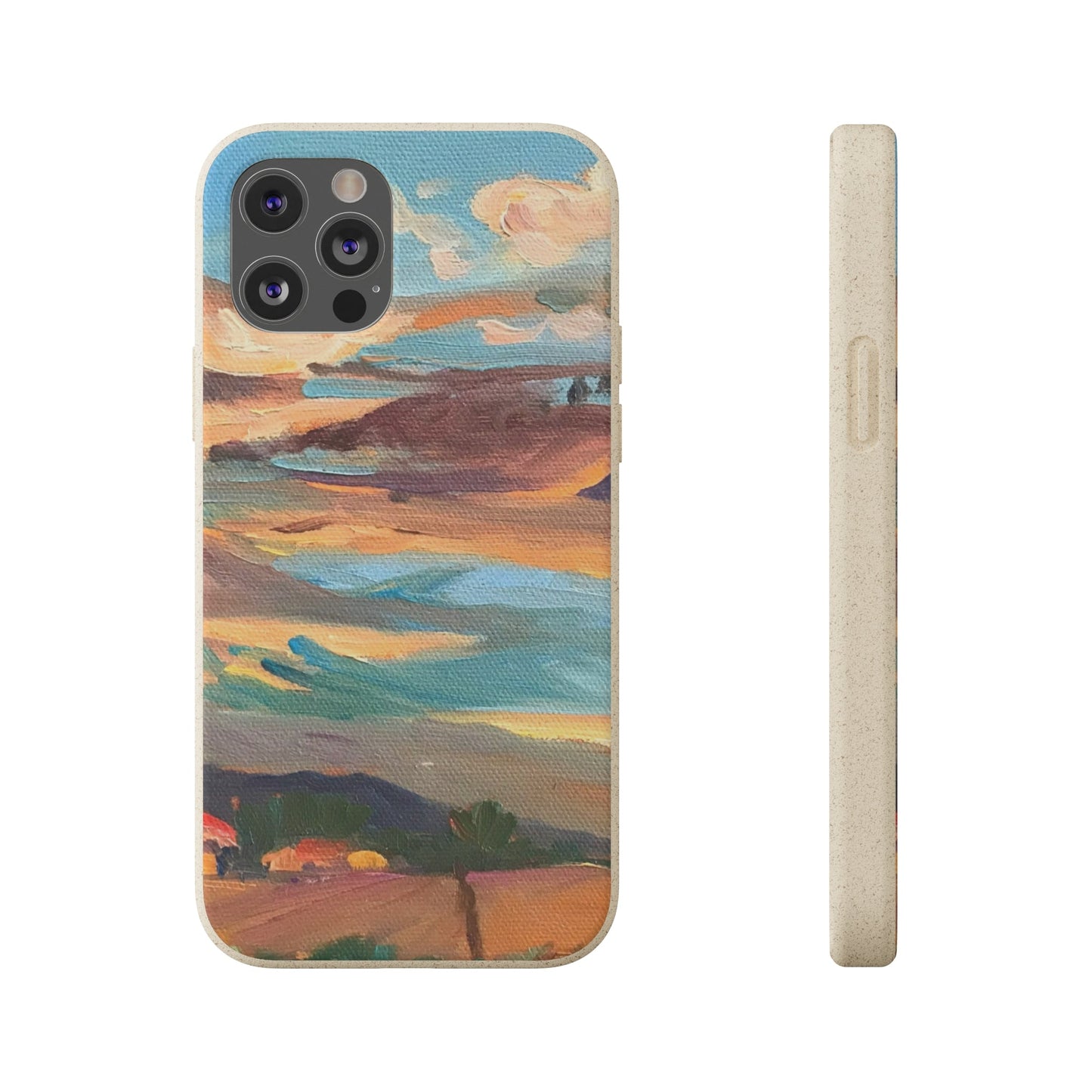 Biodegradable Phone Case with 'Fall Sky' Landscape Original Artwork by Barbara Cleary-19