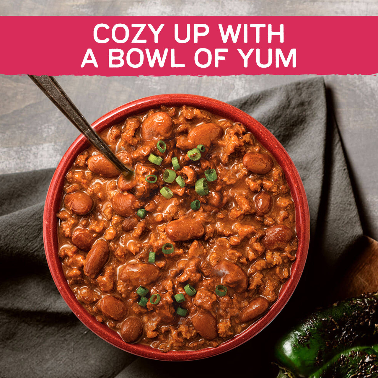 GRDELIN CHILI WITH BEANS ( 12 X 15 OZ   )-3