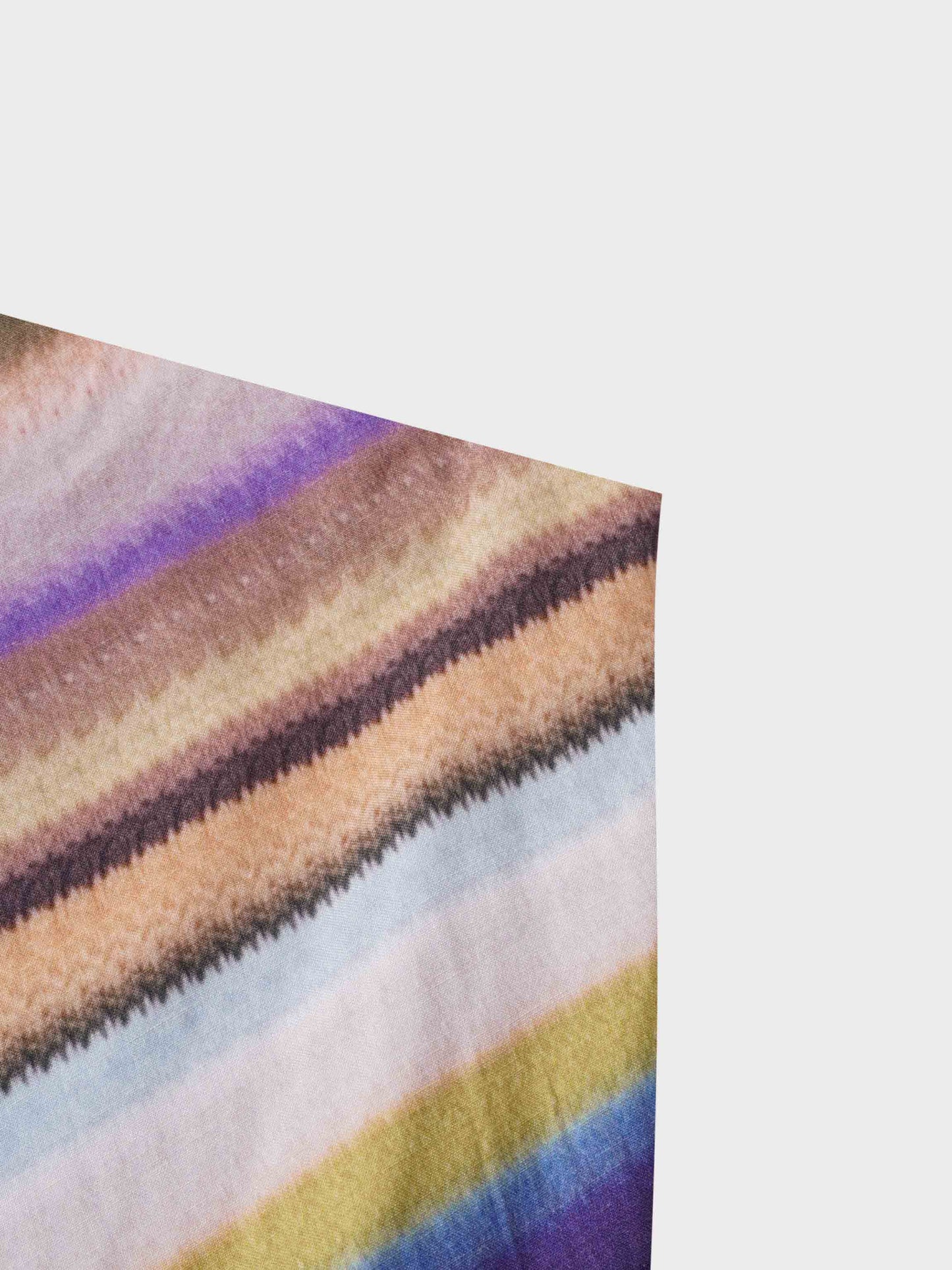 Printed Linen Blend Slip Skirt-Ombre Stripe-4