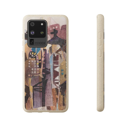 Biodegradable Phone Case with 'San Francisco De Asis' Abstract Original Artwork by Barbara Cleary-3