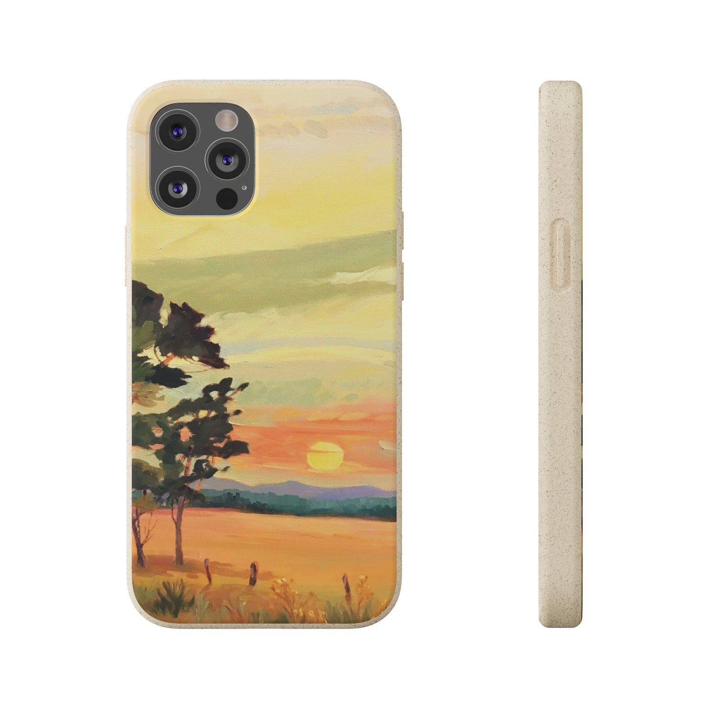 Biodegradable Phone Case with 'Sunrise' Landscape Original Artwork by Barbara Cleary-19