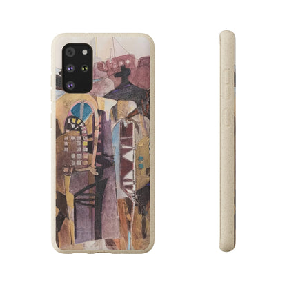 Biodegradable Phone Case with 'San Francisco De Asis' Abstract Original Artwork by Barbara Cleary-4