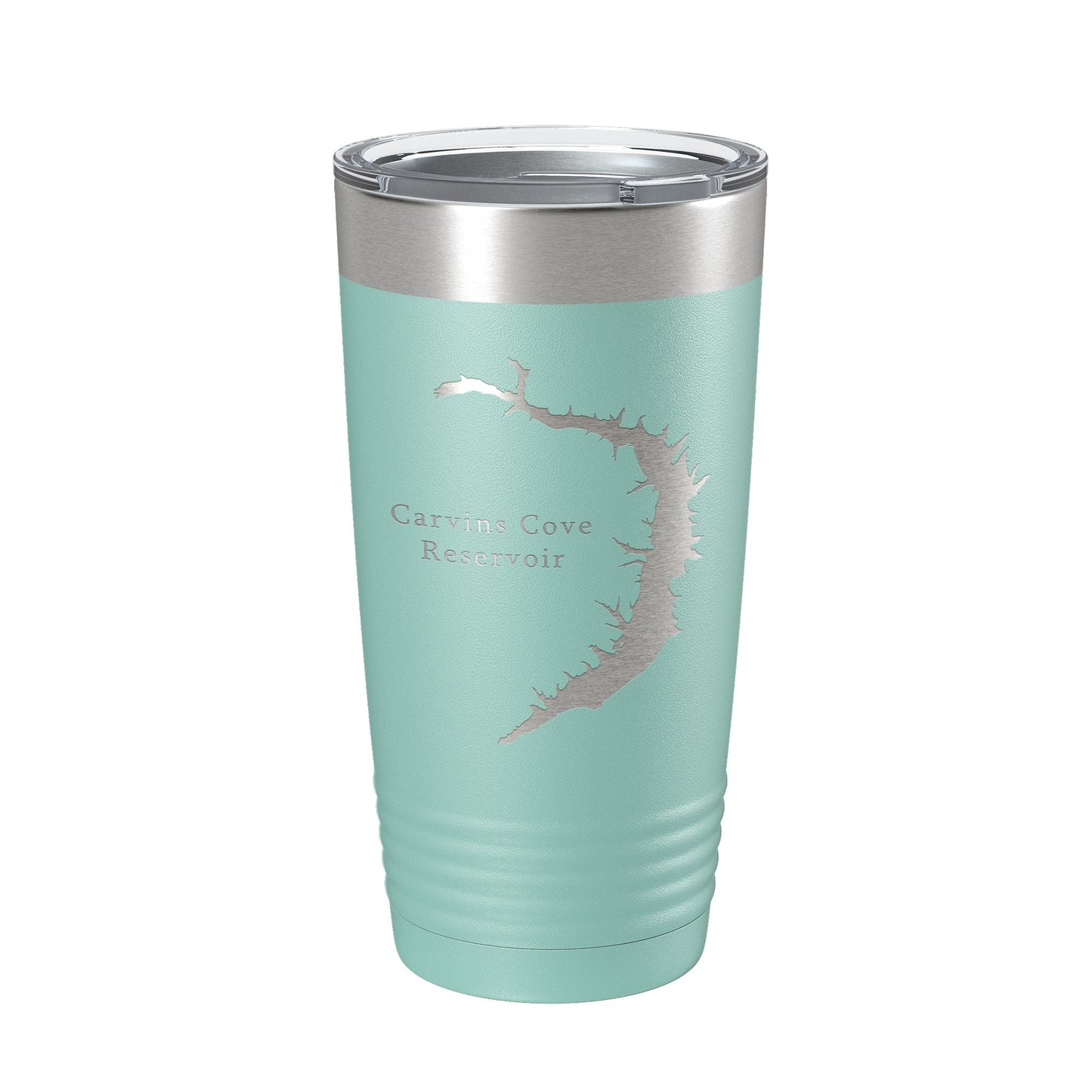 Carvins Cove Reservoir Tumbler Lake Map Travel Mug Insulated Laser Engraved Coffee Cup Virginia 20 oz-12