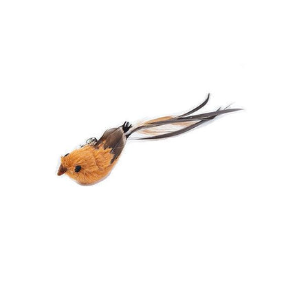 Feather Frenzy Cat Teaser: Extendable Steel Wire Rod With Suction Cup-3