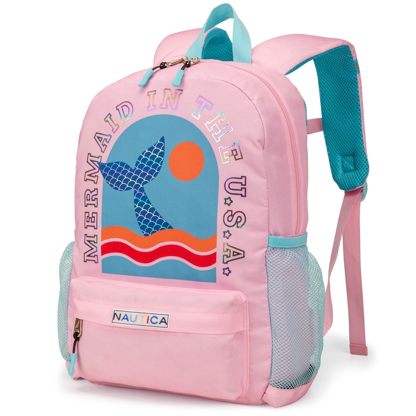 Kids Backpack | 16" Tall | Mermaid Tail-0