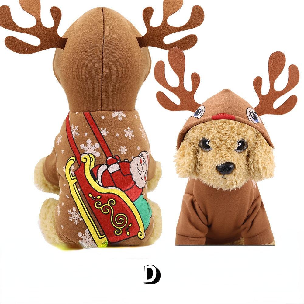 Festive Feline Christmas Cat Costume-5