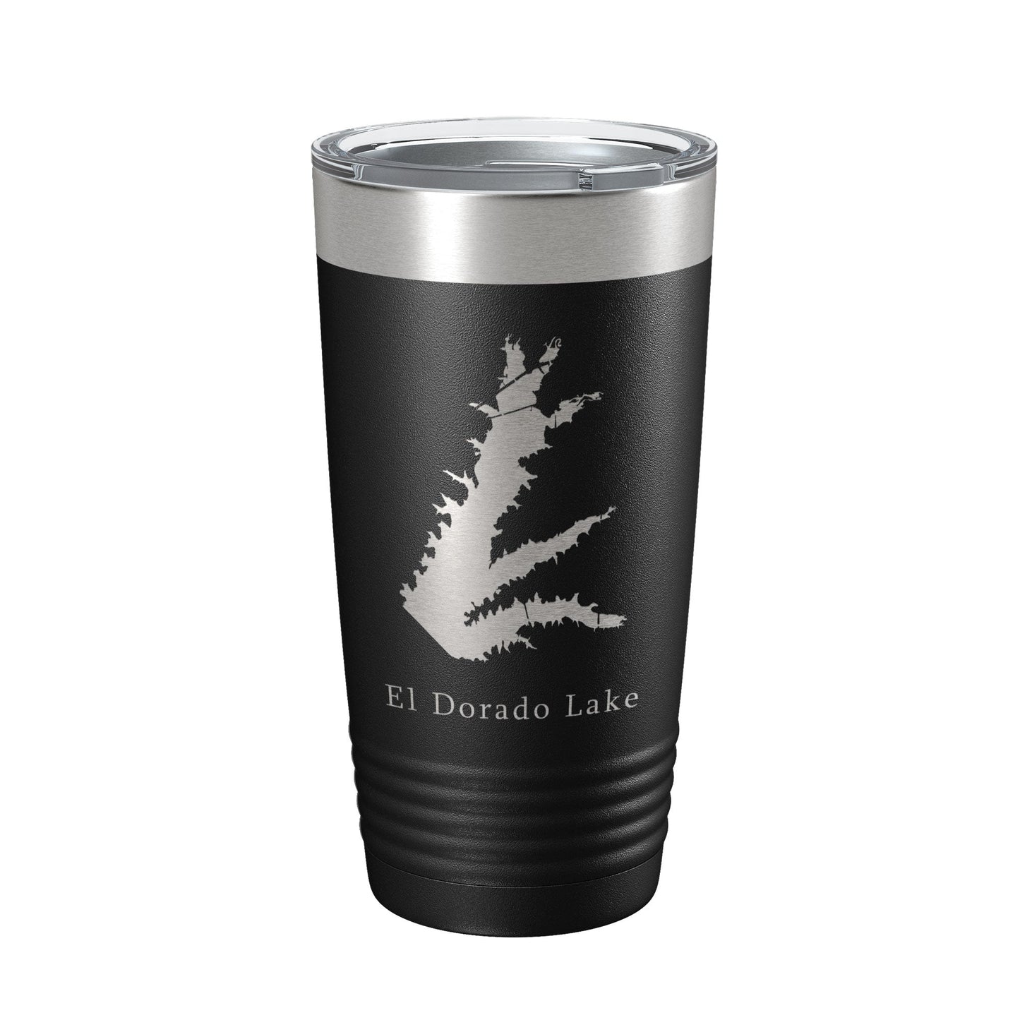 El Dorado Lake Map Tumbler Travel Mug Insulated Laser Engraved Coffee Cup Kansas 20 oz-5