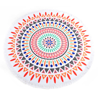 Colorful Round Beach Towel-1