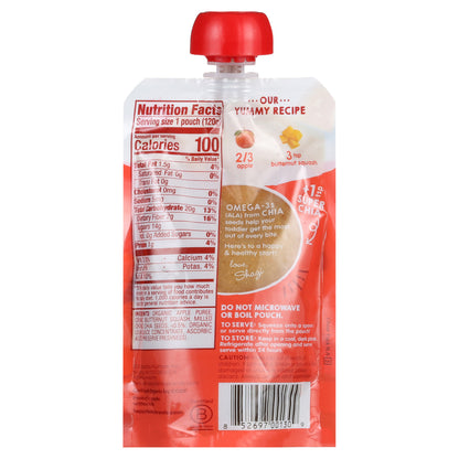 Happy Tot Organic Stage 4 Pouch Food Apple & Squash (16x4.22 Oz)-6