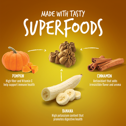 Fruitables Pumpkin & Banana Mix Dog Treats (8x7 Oz)-1