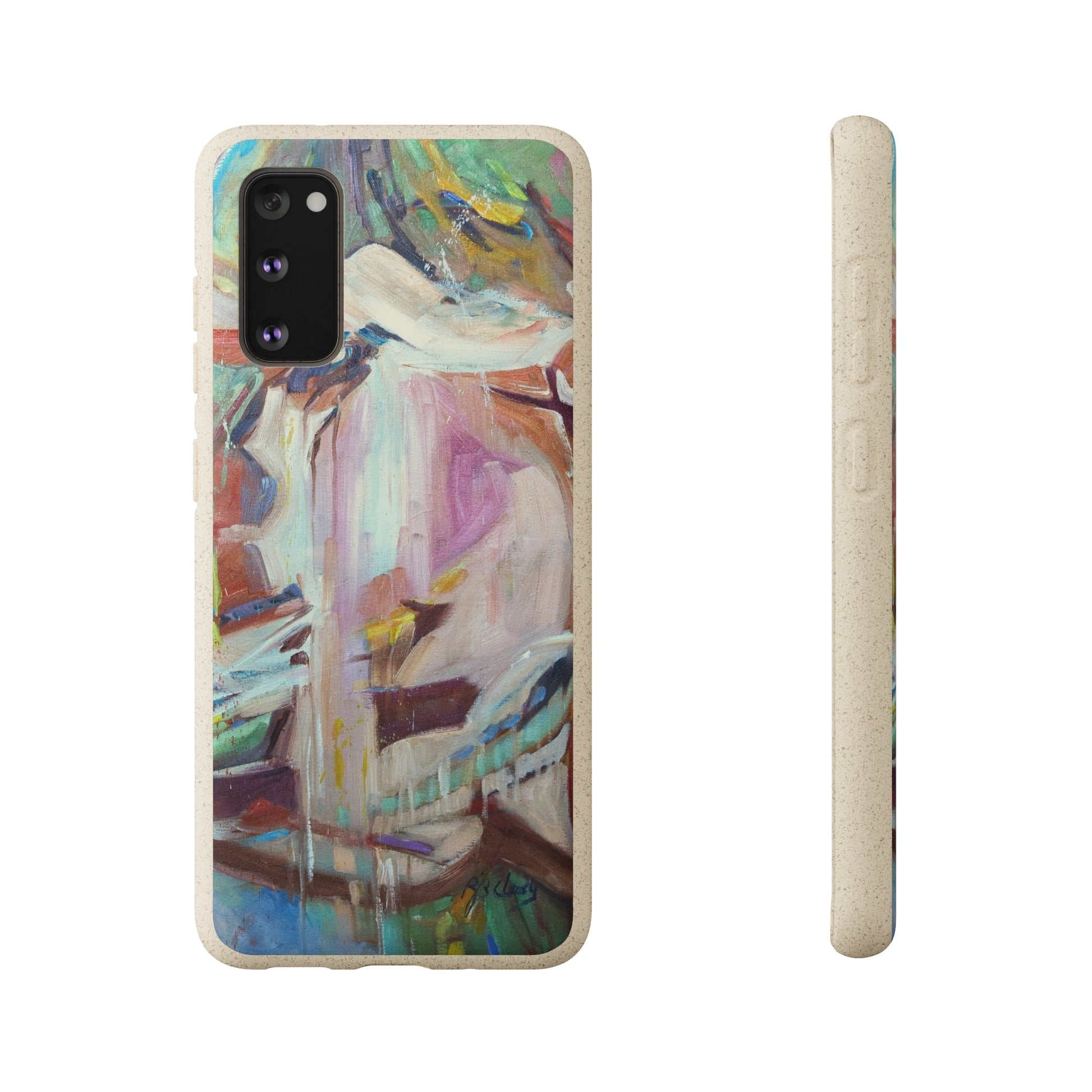 Biodegradable Phone Case with 'All Seasons' Abstract Original Artwork by Barbara Cleary-45