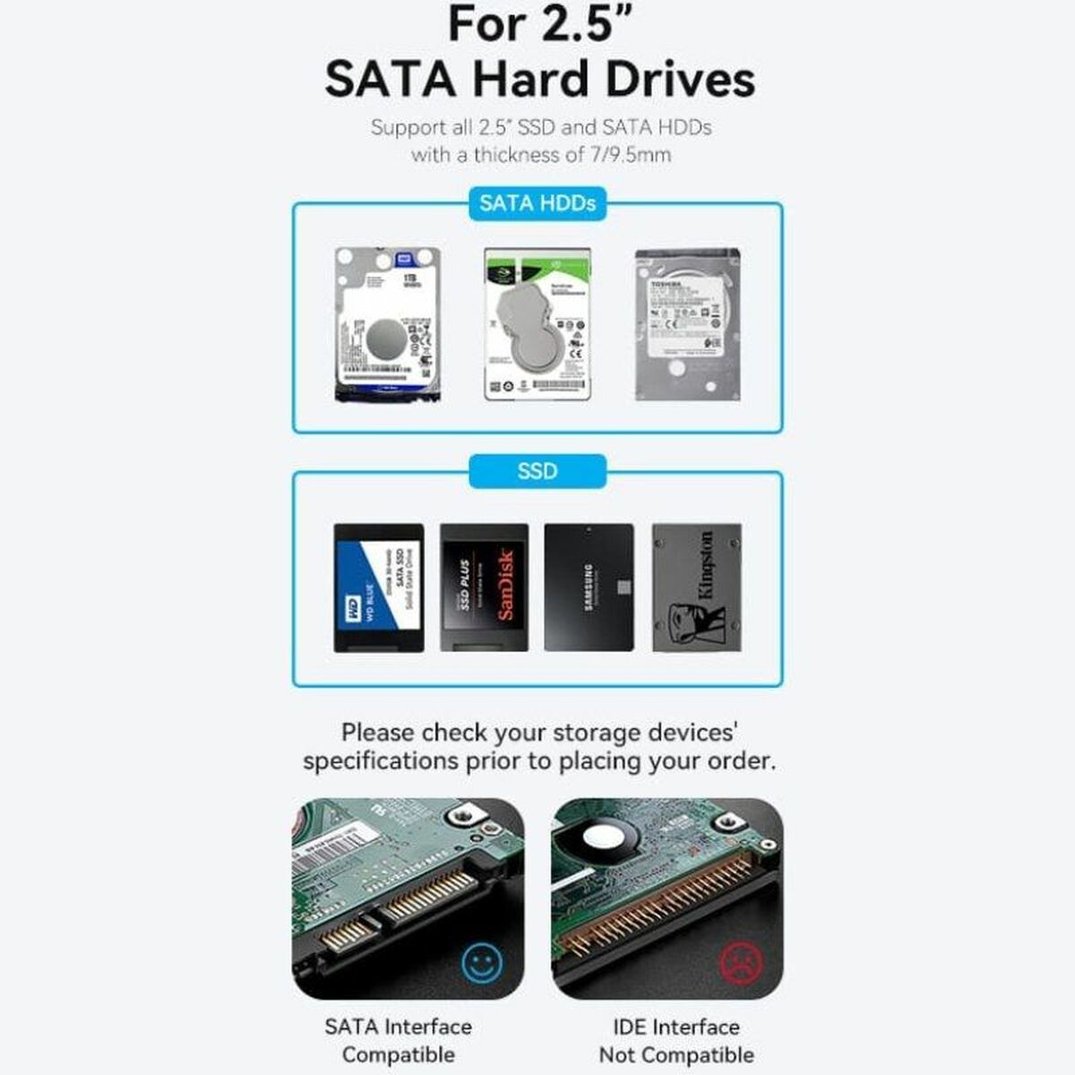 External Hard Drive Vention KPBB0 Black-1