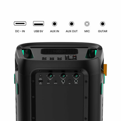 Portable Bluetooth Speakers Hisense PARTY STORM Black 300 W-10
