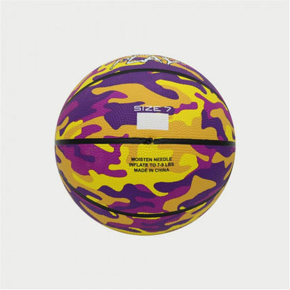 Basketball Ball Peak Peak Camo Ball Yellow Purple (Size 5)-4
