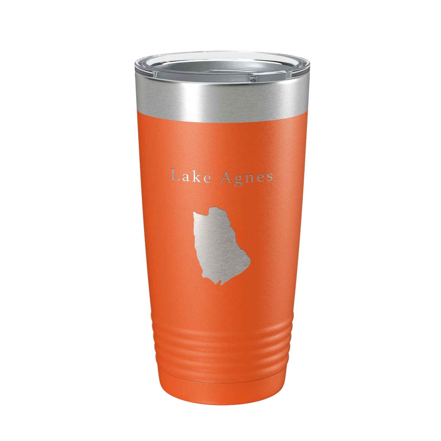 Lake Agnes Map Tumbler Travel Mug Insulated Laser Engraved Coffee Cup Colorado 20 oz-17