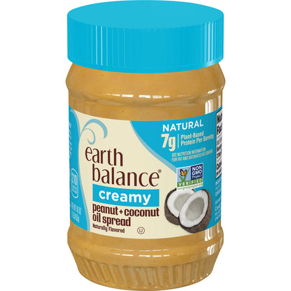 Earth Balance Creamy Coconut Peanut Butter (12x16 Oz)-0