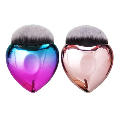 Heart-Shaped Makeup Brushes, Foundation and Blush Brush