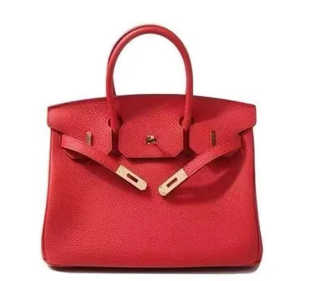 Genuine Leather Crocodile Pattern Shoulder Tote Bag