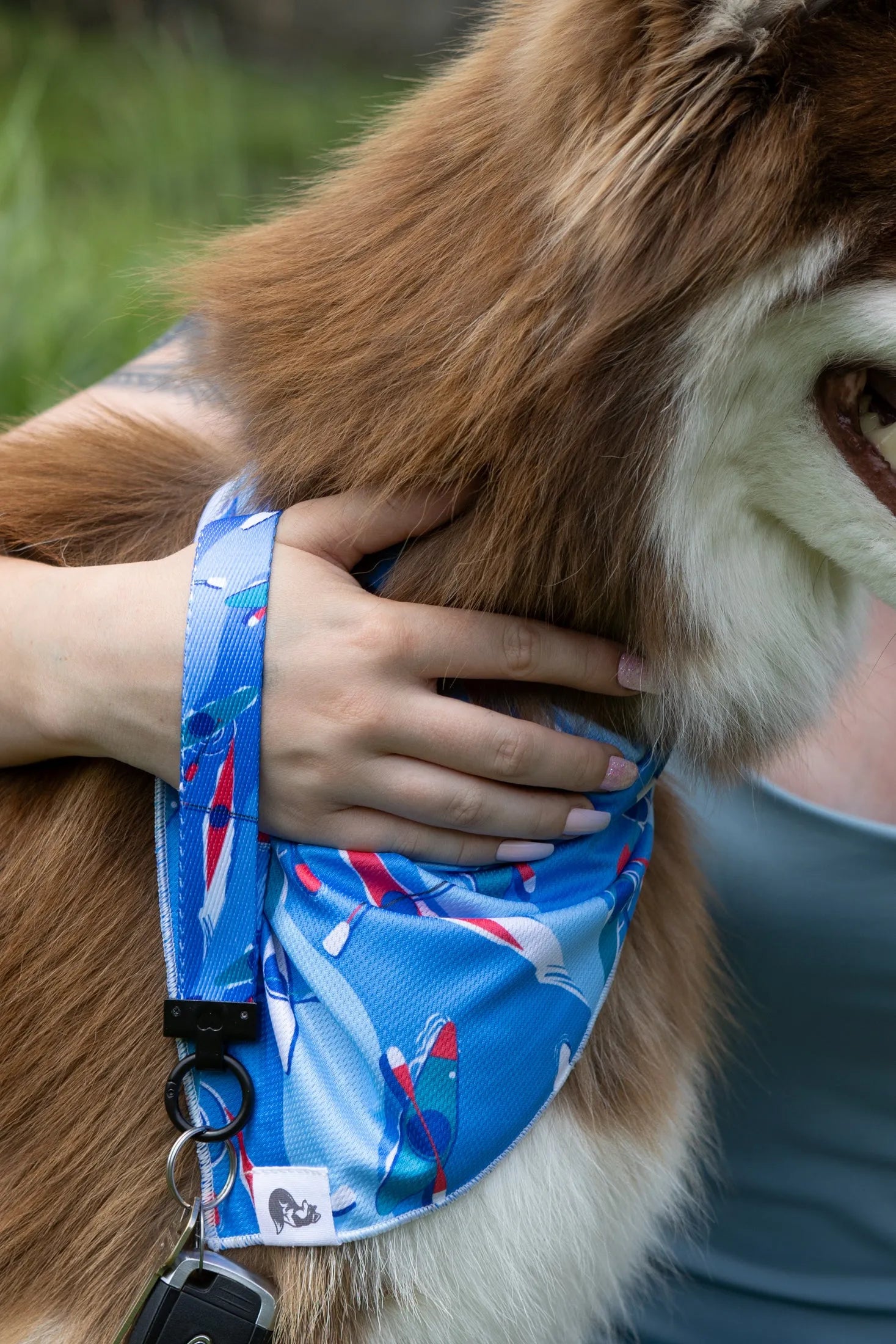 K9 Kayak Dog Bandana & Matching Keychain-1
