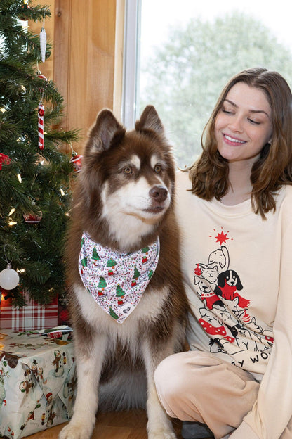 Howliday Cheer Dog Bandana-2