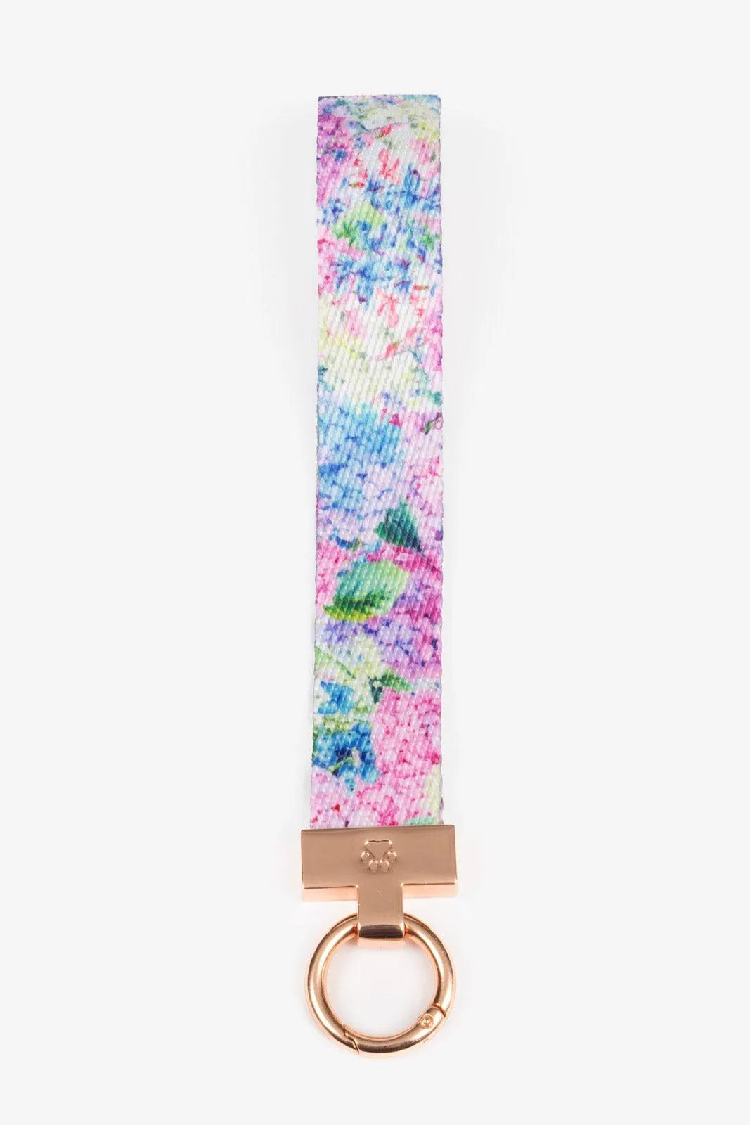 Hydrangea Haven Wristlet Keychain-0