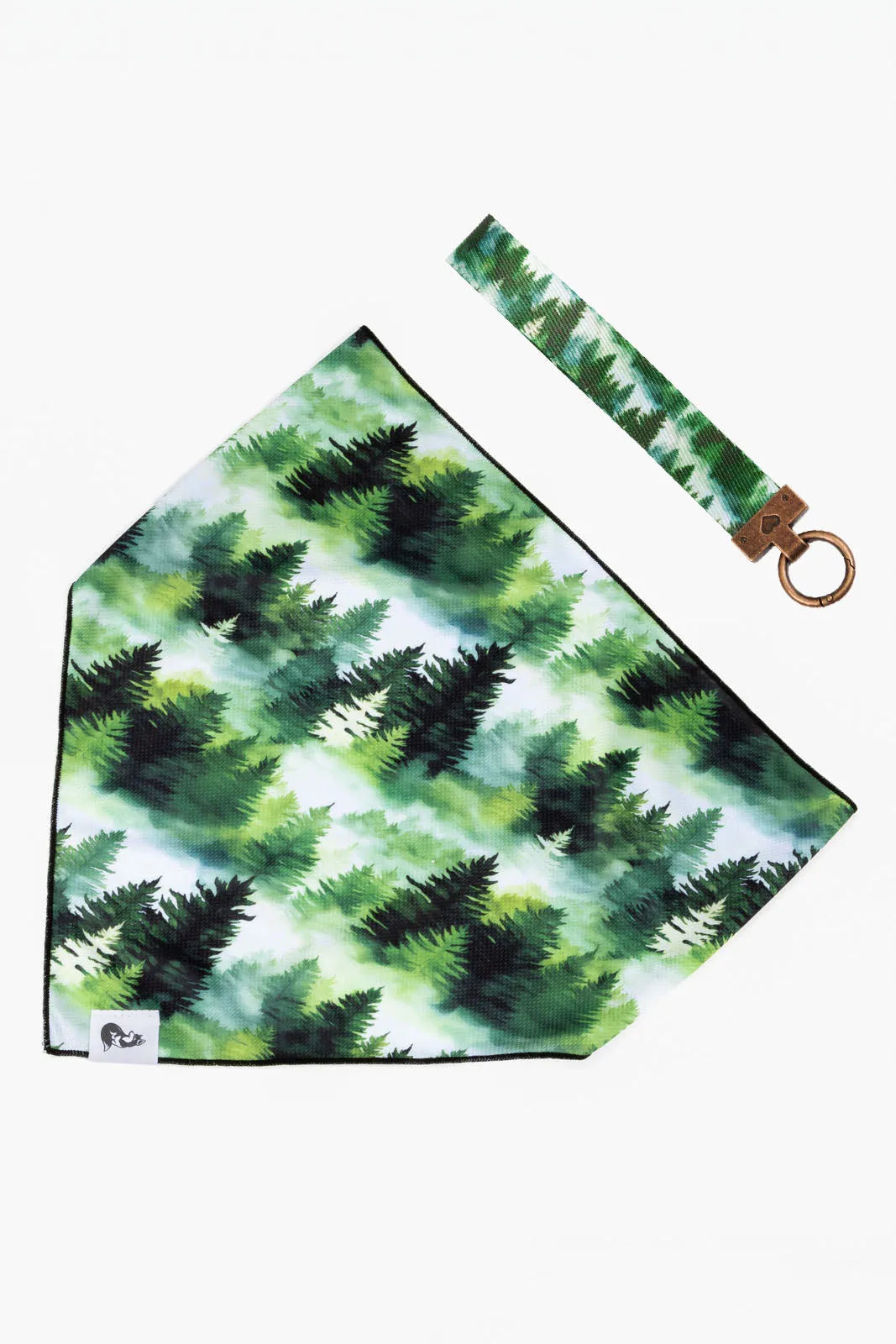 Evergreen Explorer Dog Bandana & Matching Keychain-0