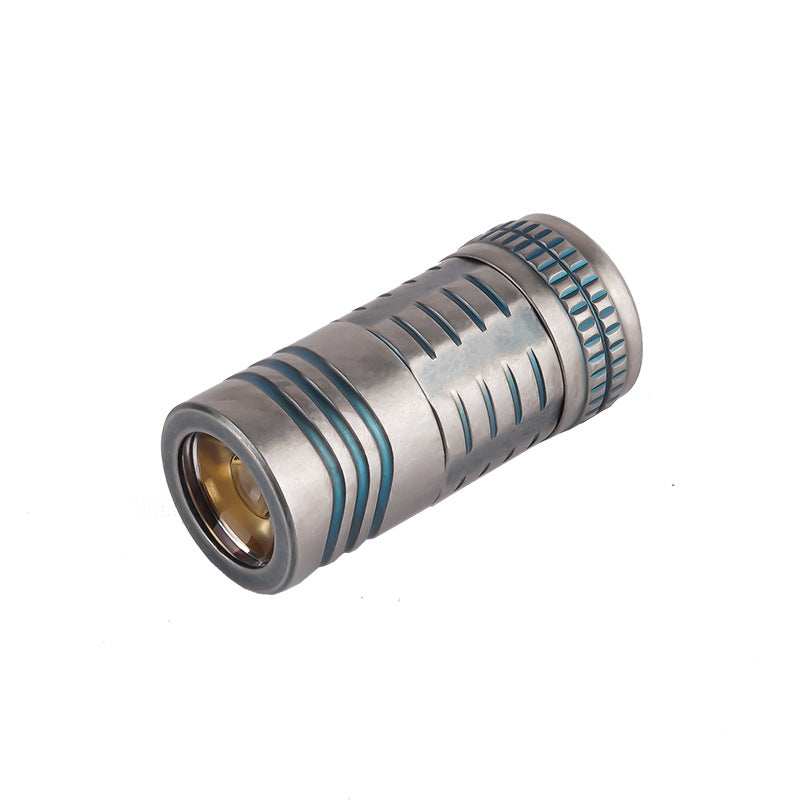 Keychain TItanium Alloy Flashlight EDC  Super Bright Mini led flashligts with Pocket Size-2