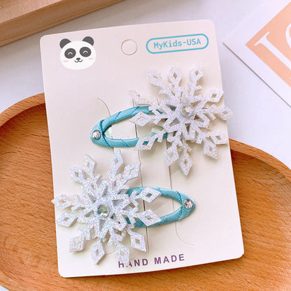 Children's Hair Clip With Fabric Cover -  All-In-One Hair Accessory Sets For Babies-9