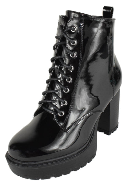 KENNEDY-1 Black Patent Top Moda-1