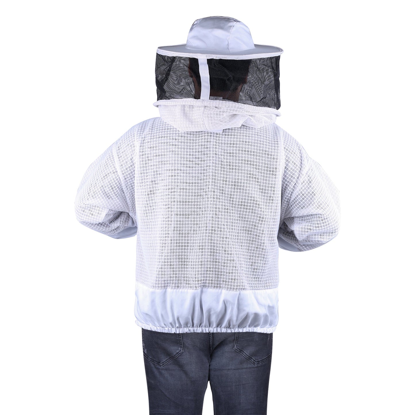 Beekeeping Bee Jacket 3 Layer Mesh Round Head Jacket Protective Equipment-2