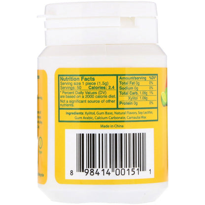 Epic Dental Xylitol Fresh Fruit Gum (1x50 Ct)-1