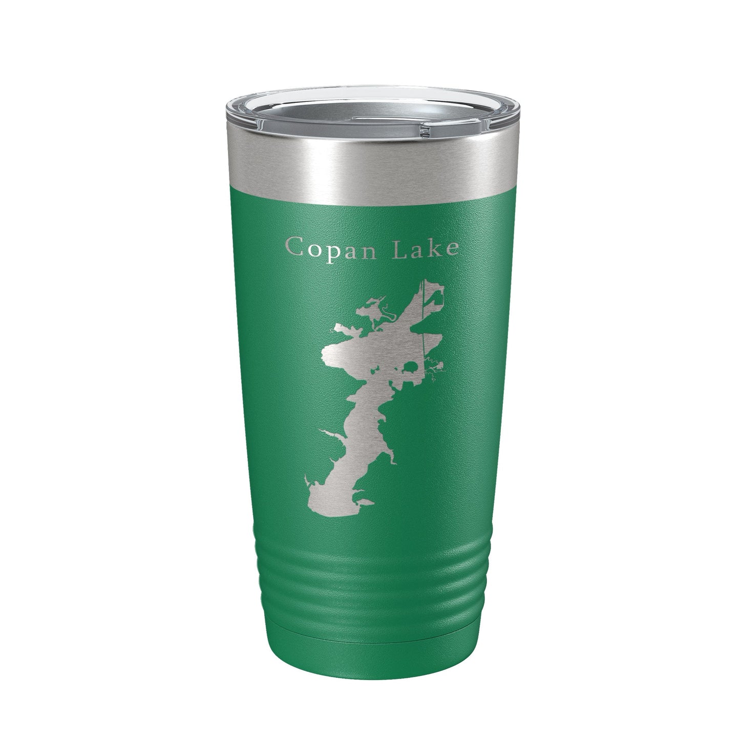 Copan Lake Map Tumbler Travel Mug Insulated Laser Engraved Coffee Cup Oklahoma 20 oz-9
