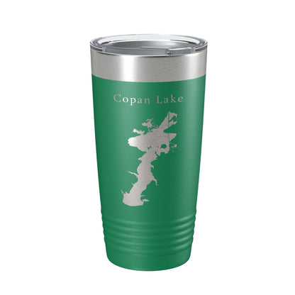 Copan Lake Map Tumbler Travel Mug Insulated Laser Engraved Coffee Cup Oklahoma 20 oz-9