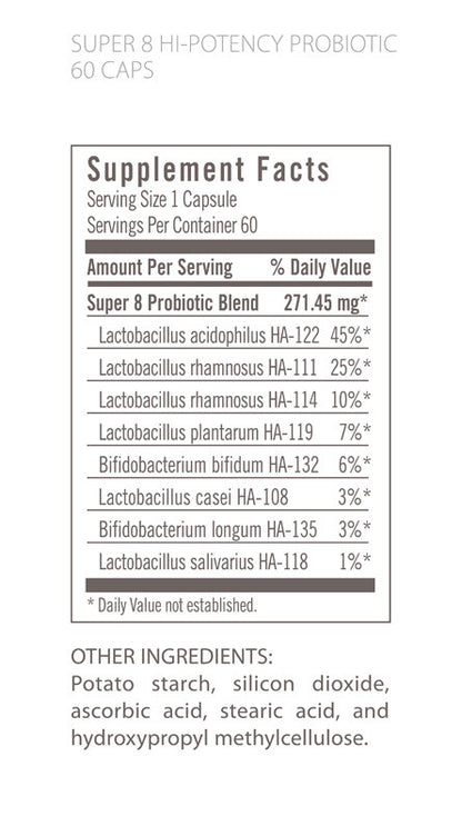 FLORA PROBIOTIC SUPER 8 ( 1 X 60 CAP  )-1