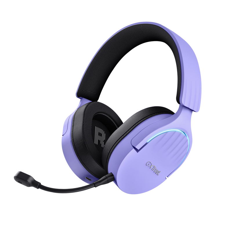Austiņas Trust GXT 491P Wireless Gaming Headset - Lila (25305)-0
