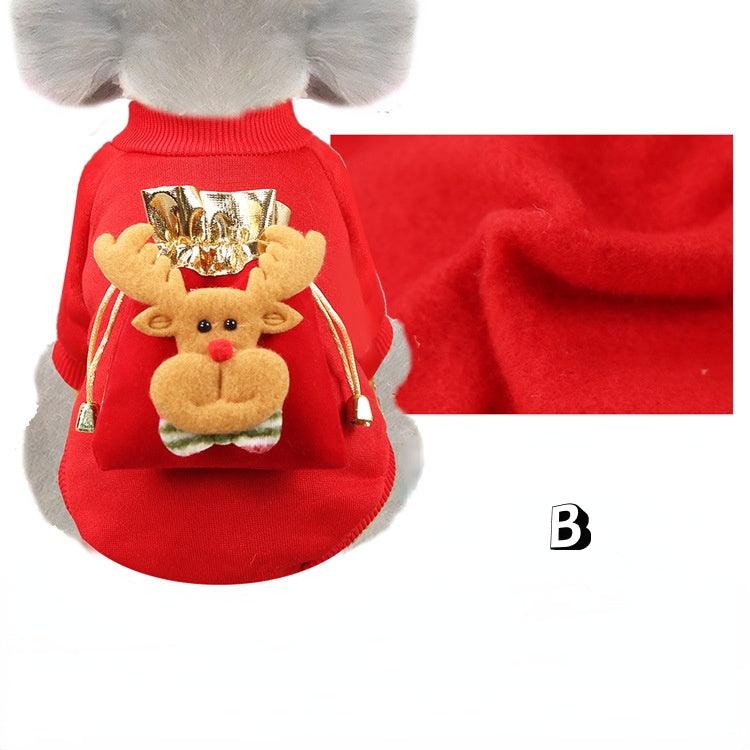 Festive Feline Christmas Cat Costume-2